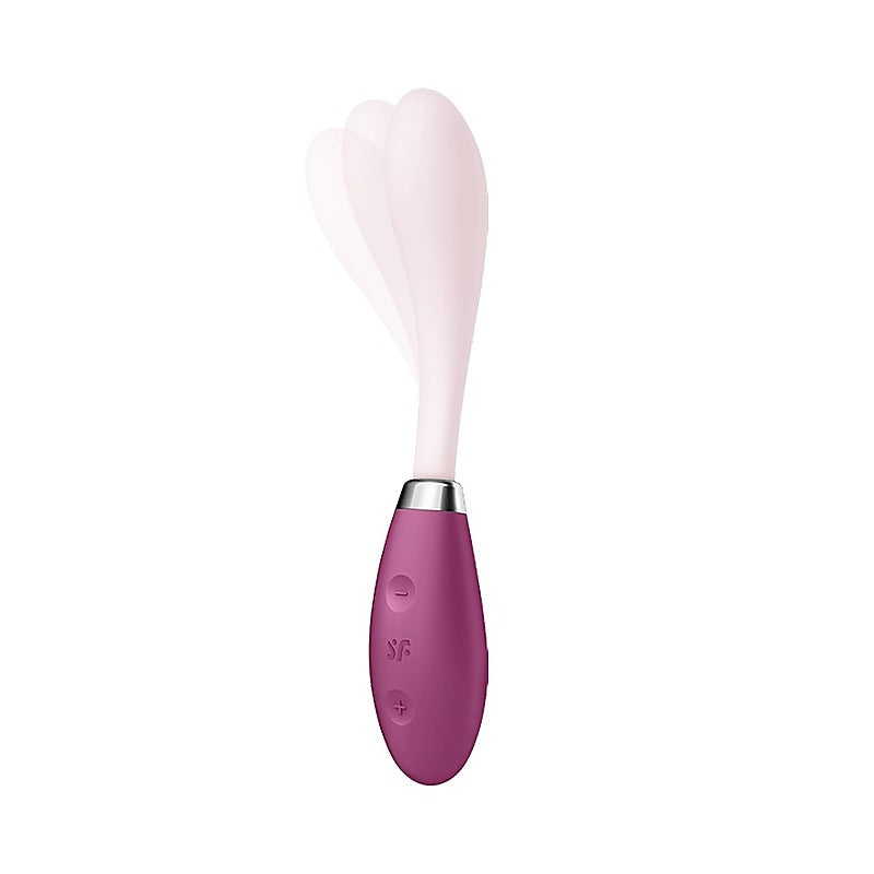 Flex 3 Bendable Silicone G Spot Vibrator by Satisfyer - Clit Ticklers and Pulsators