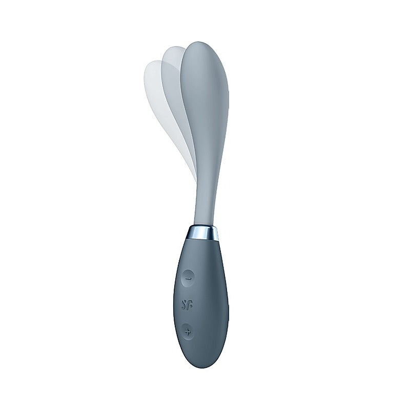 Flex 3 Bendable Silicone G Spot Vibrator by Satisfyer - Clit Ticklers and Pulsators