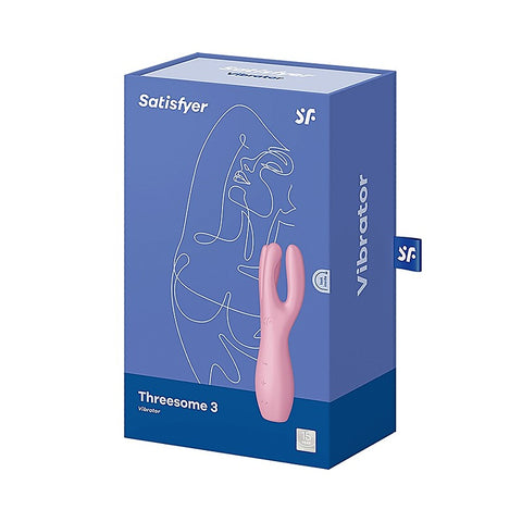 Satisfyer Threesome 3 Layon 3 Motors Clitoral Vibrator - Clit Ticklers and Pulsators