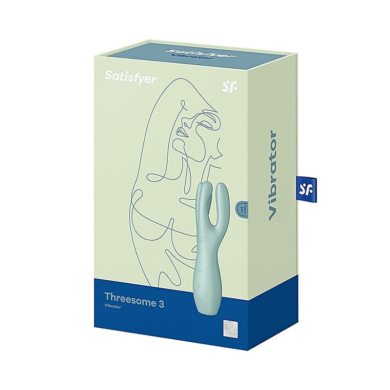 Satisfyer Threesome 3 Layon 3 Motors Clitoral Vibrator - Clit Ticklers and Pulsators