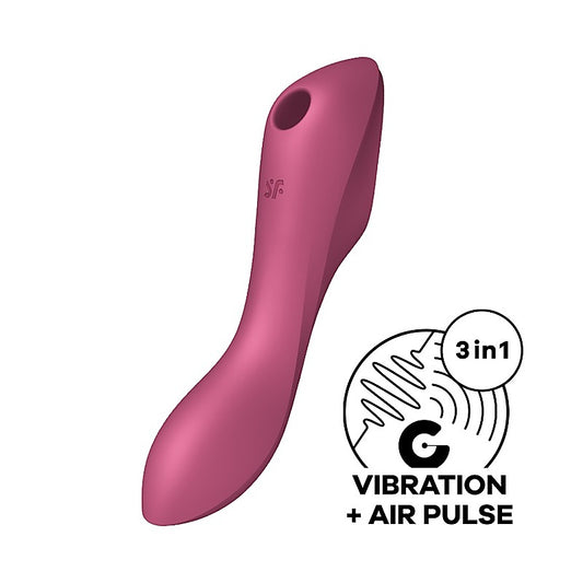 Satisfyer Curvy Trinity 3 Waterproof Silicone Clitoral Massager