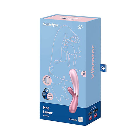 Hot Lover Rabbit Clitoral and G Spot Massager by Satisfyer - Finger and Tongue Vibrators