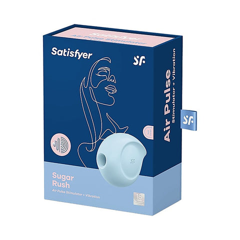 Sugar Rush Sensual Air Pulse Clitoral Massager by Satisfyer - Clit Ticklers and Pulsators