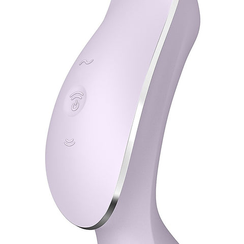 Curvy Trinity 2 Air Pulse Clitoral and G Spot Vibrator - Clit Ticklers and Pulsators