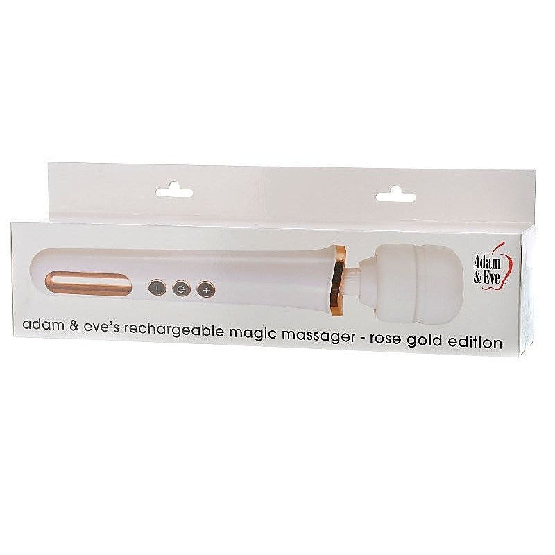 Rechargeable Magic Massager Rose Gold by Adam & Eve - Personal Massagers
