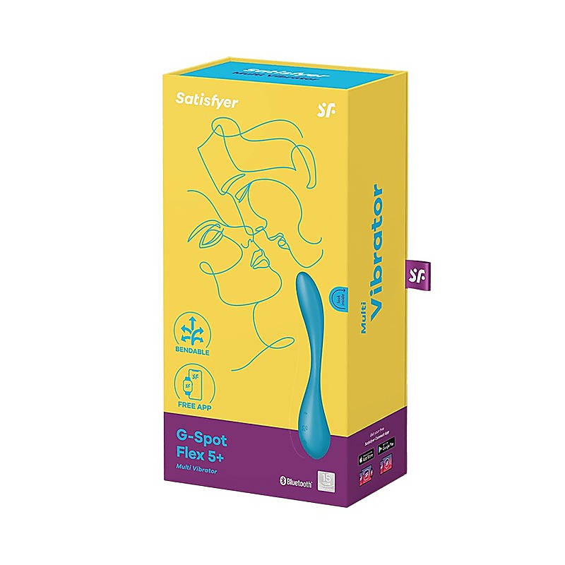 Flex 5 Multi Functions App Controlled G Spot By Satisfyer - Finger and Tongue Vibrators