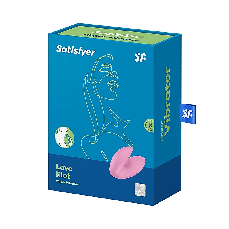 Satisfyer Love Riot 12 Functions Versatile Adult Finger Vibrator - Personal Massagers