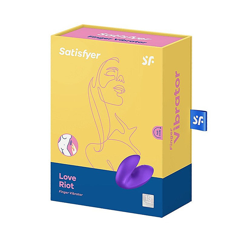 Satisfyer Love Riot 12 Functions Versatile Adult Finger Vibrator - Personal Massagers