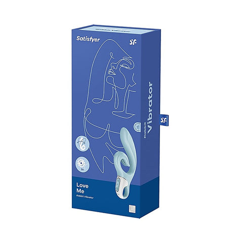 Love Me 24 Functions Silicone Rabbit Vibrator by Satisfyer - Rabbit Vibrators