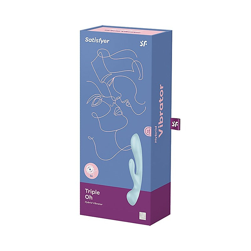 Satisfyer Triple Oh Massager and Rabbit Vibrator - Personal Massagers