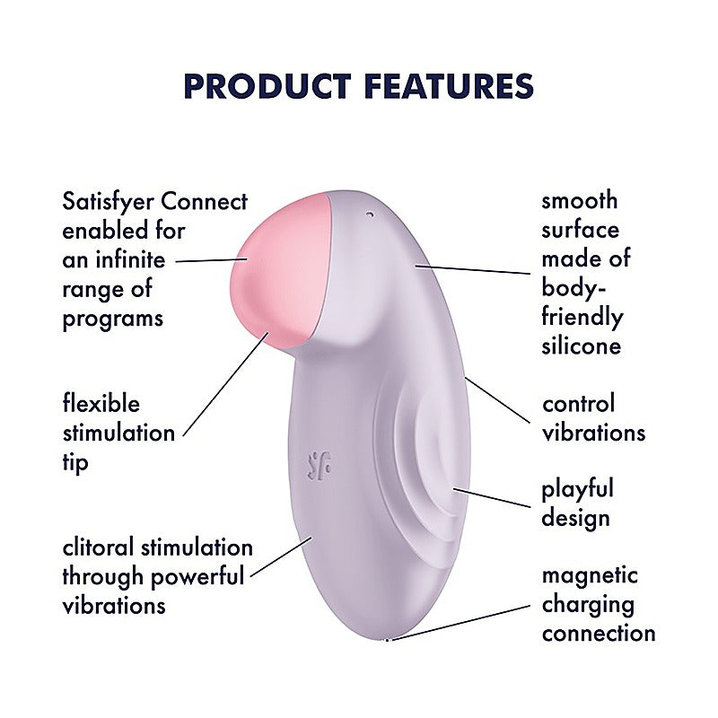 Tropical Tip Layon Multi Functions Clitoral Vibrator - G-Spot Vibrators