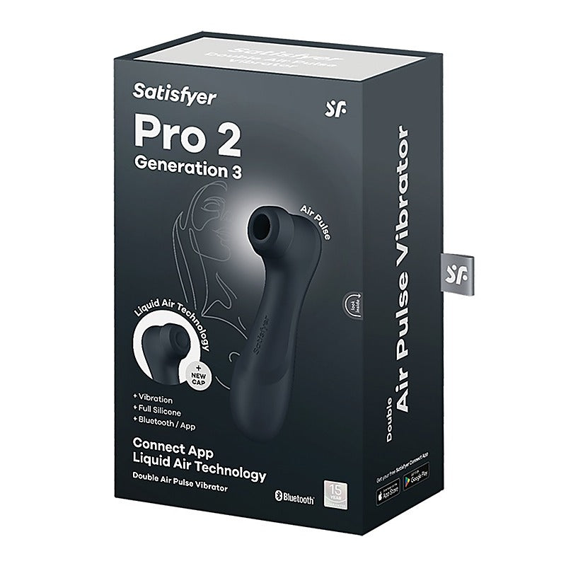 Satisfyer Pro 2 Generation 3 Clitoral Massager with App Control - Clit Ticklers and Pulsators
