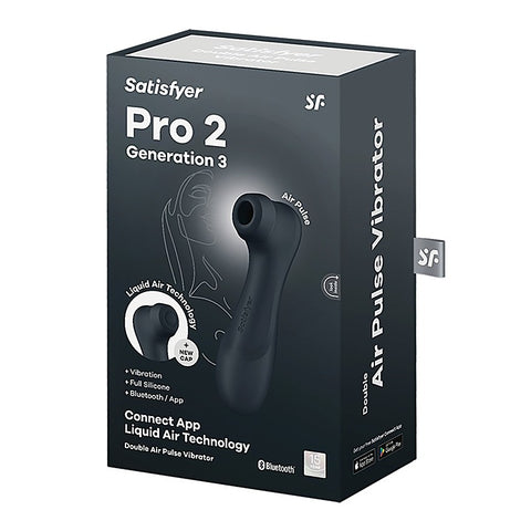 Satisfyer Pro 2 Generation 3 Clitoral Massager with App Control - Clit Ticklers and Pulsators