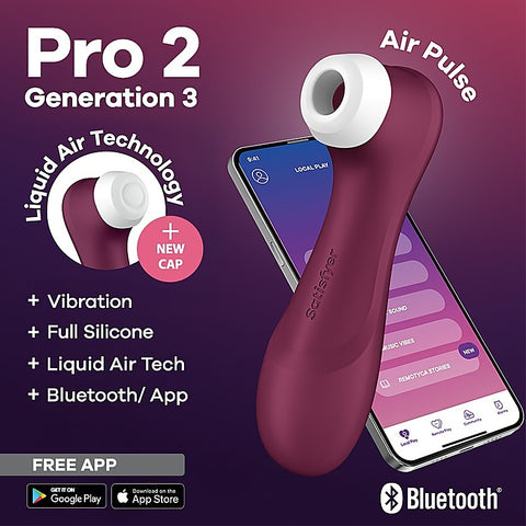 Satisfyer Pro 2 Generation 3 Clitoral Massager with App Control - Clit Ticklers and Pulsators