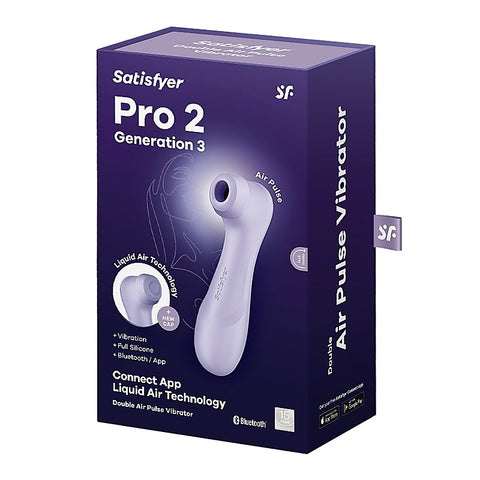 Satisfyer Pro 2 Generation 3 Clitoral Massager with App Control - Clit Ticklers and Pulsators