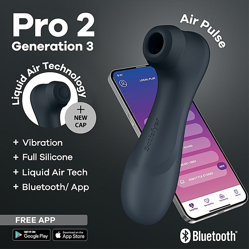 Satisfyer Pro 2 Generation 3 Clitoral Massager with App Control - Clit Ticklers and Pulsators