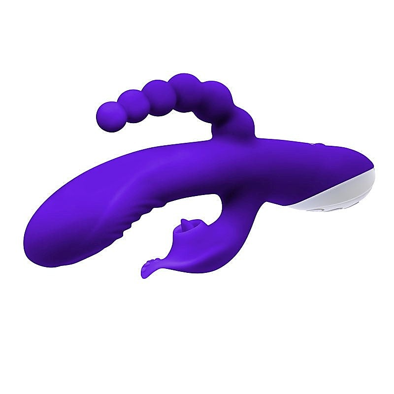 Premium Lick Me Triple Stim Vibrator by Evolved - Rabbit Vibrators