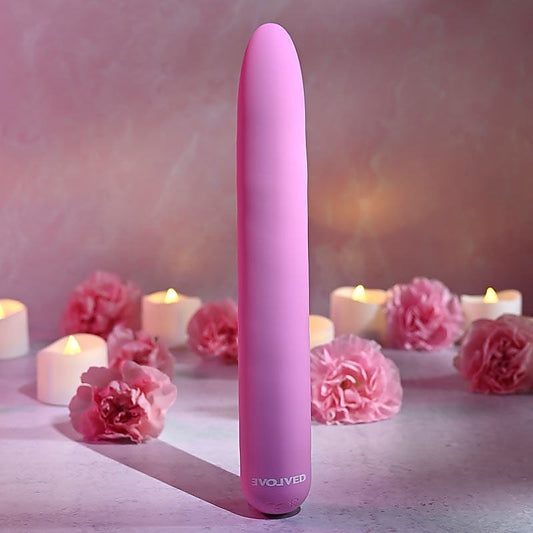 Evolved Carnation Slimline Vibe - Bullet Vibrators