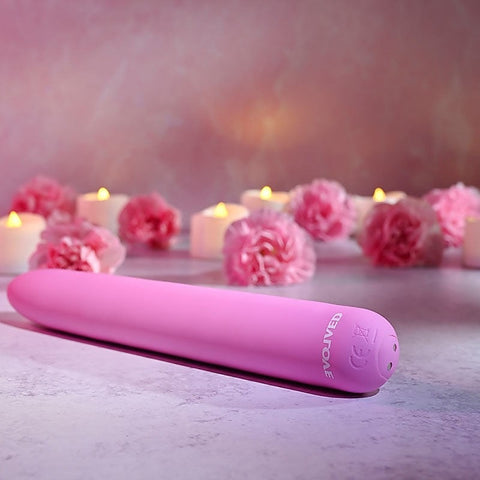 Premium Carnation Slimline Vibe by Evolved - Bullet Vibrators