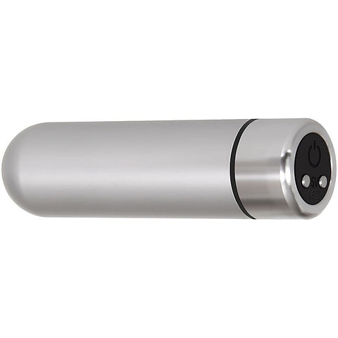 Rechargeable Silver Metal Bullet by Adam & Eve Sextoys - Bullet Vibrators