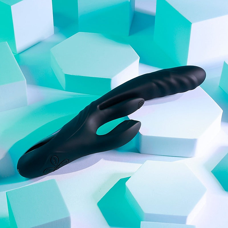 Playboy Pleasure Rapid Rabbit Silicone Vibrator by Evolved - Rabbit Vibrators