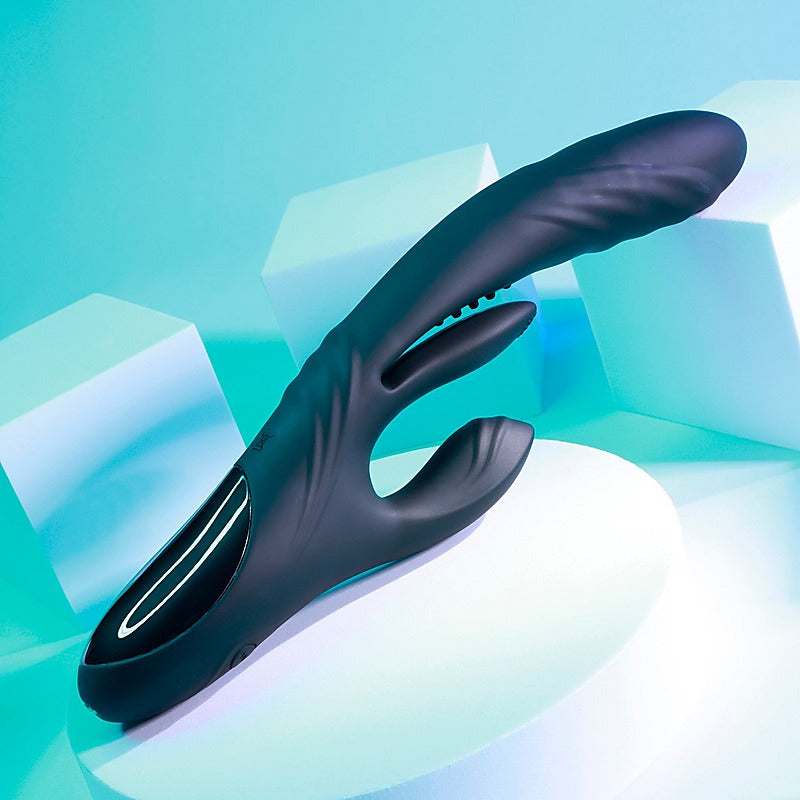 Playboy Pleasure Rapid Rabbit Silicone Vibrator by Evolved - Rabbit Vibrators