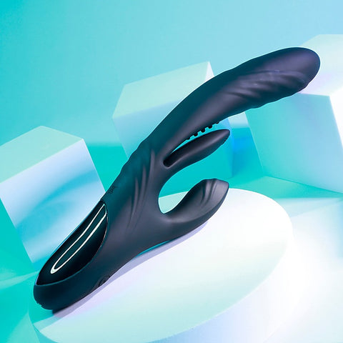 Playboy Pleasure Rapid Rabbit Silicone Vibrator by Evolved - Rabbit Vibrators