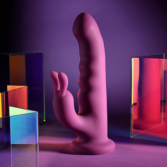 Playboy Pleasure FLUFFLE G-Spot Rabbit Vibrator - Rabbit Vibrators