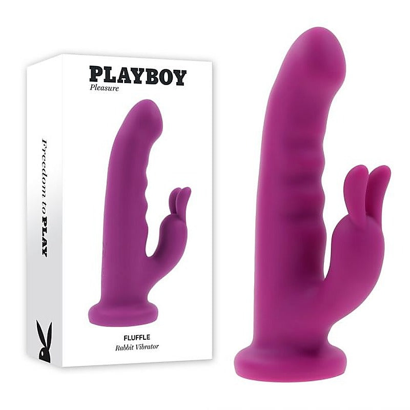 Playboy Pleasure FLUFFLE G-Spot Rabbit Vibrator by Evolved - Rabbit Vibrators
