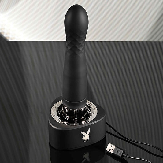 Playboy Pleasure Pleasure Zone Thrusting Vibrator - Waterproof Vibrators