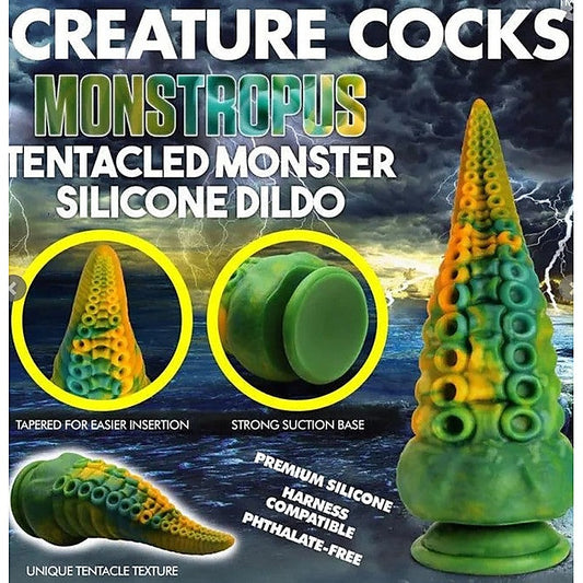 Monstropus Tentacled Monster Silicone Dildo - Non-Realistic Dildos