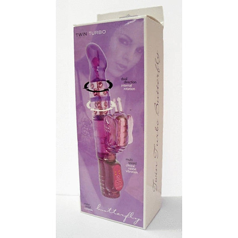 Twin Turbo Butterfly Vibrator by Seven Creations - Rabbit Vibrators