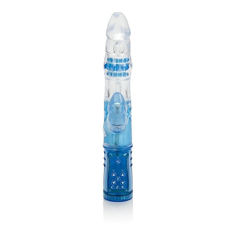 Triple Orgasm Vibe Blue by California Exotics - Rabbit Vibrators