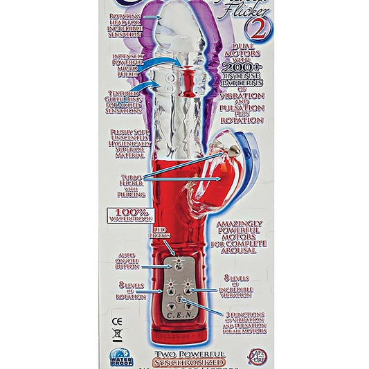 Pierced Flicker #2 Vibrator - Rabbit Vibrators