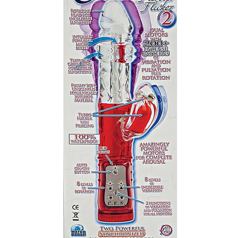 Pierced Flicker #2 Vibrator - Rabbit Vibrators