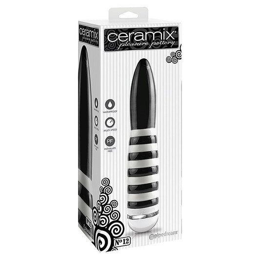 Pipedream Ceramix No 12 6 Functions Bullet Vibrator - Strap On Sextoys