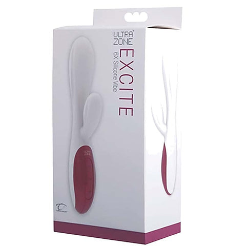 UltraZone Excite 6X Rabbit Style Vibe by Topco - G-Spot Vibrators