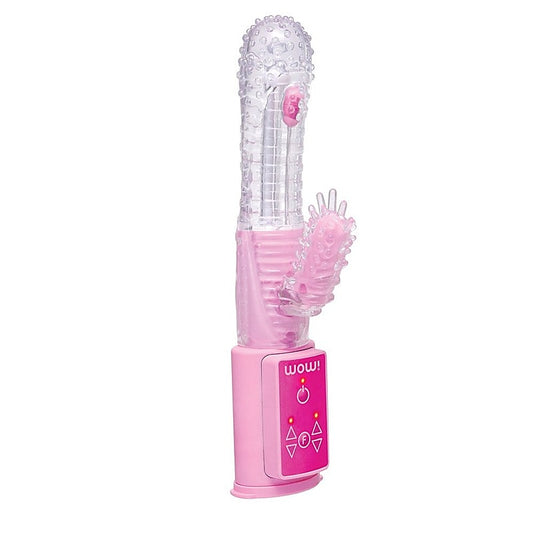 Pipedream WOW! Wiggler Dual Stimulation Rabbit Vibrator - Rabbit Vibrators