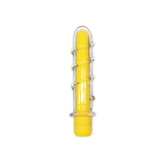 Pipedream Neon Glass Adult Vibrator Twirl - Glass Sex Toys