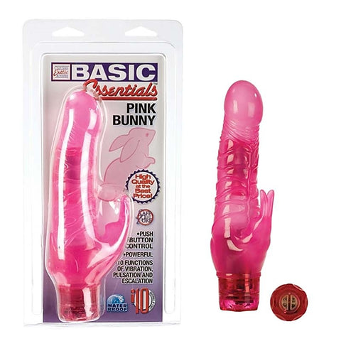 Basic Essentials Bunny Vibrator by California Exotics - Rabbit Vibrators