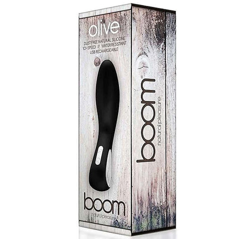 Professional-Grade BOOM Olive by Shots Toys - Waterproof Vibrators