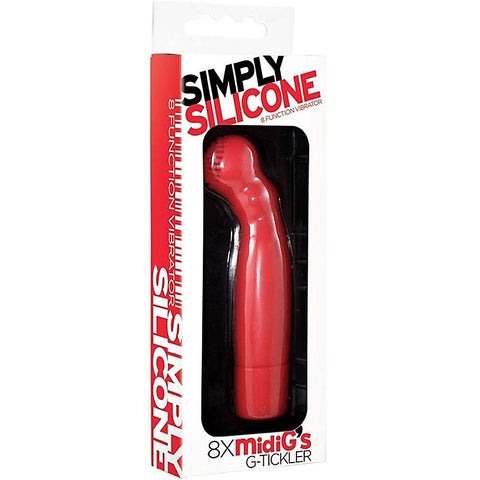 Simply Silicone 8X Midi Gs G-Tickler by Icon Brands - G-Spot Vibrators