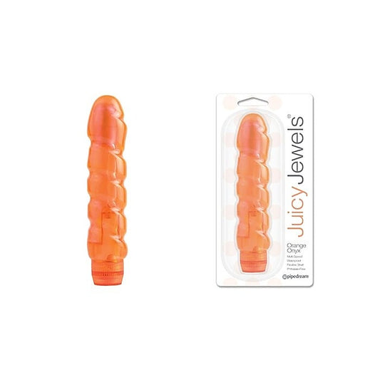 Pipedream Juicy Jewels Orange Onyx Waterproof Vibrator - Waterproof Vibrators