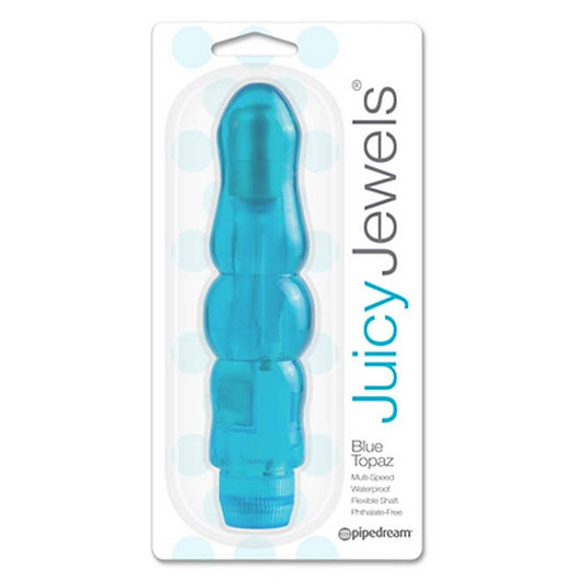 Pipedream Juicy Jewels Blue Topaz Personal Massager - Waterproof Vibrators