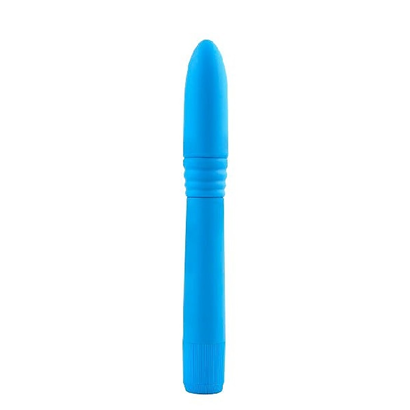 Neon Luv Touch Slims Ribbed Personal Massager - Personal Massagers