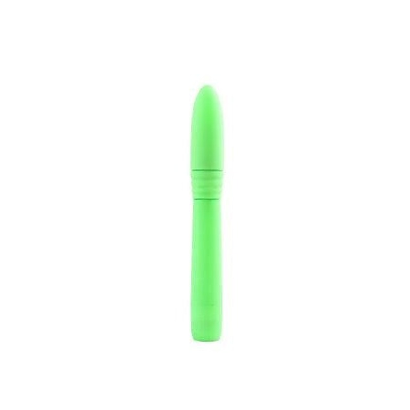 Neon Luv Touch Slims Ribbed Personal Massager - Personal Massagers