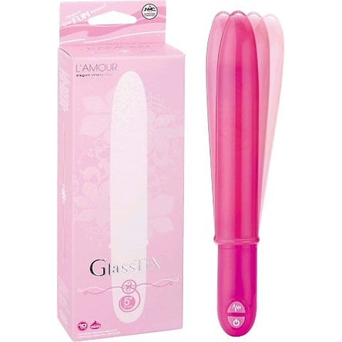 Premium GlassTIX L'Amour Vibrator by NANMA - Glass Sex Toys