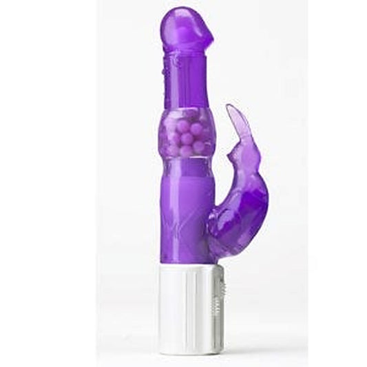 Vibratex Rabbit Habit - Luxurious Purple Vinyl Vibrator - Rabbit Vibrators