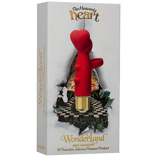 Doc Johnson Wonderland The Heavenly Hart Mini Massagers - Finger and Tongue Vibrators