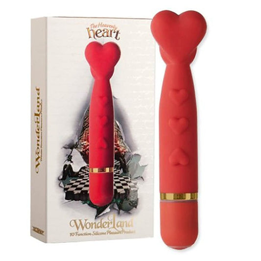 Doc Johnson Wonderland The Heavenly Heart Adult Massager - Clit Ticklers and Pulsators